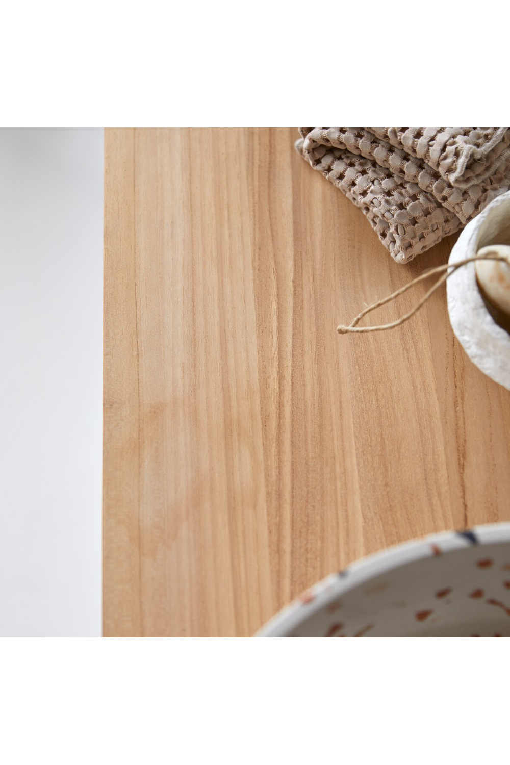   Teak Double Bathroom Vanity | Oroa.com