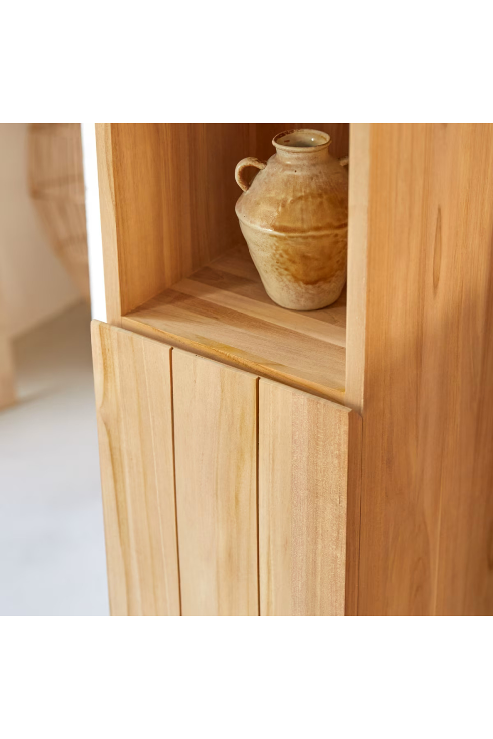   Solid Teak Column | Oroa.com