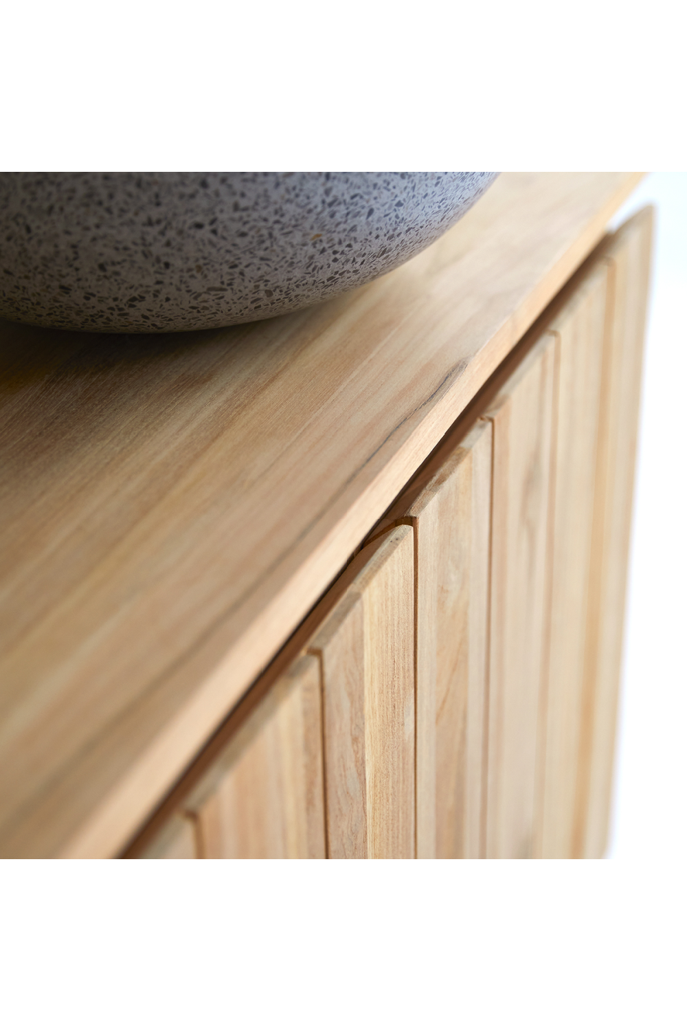 Teak Minimalist Vanity Unit | Tikamoon Jill | Oroatrade.com