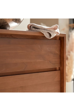 Teak Wall Mounted Vanity Unit | Tikamoon Parker | OROA.COM