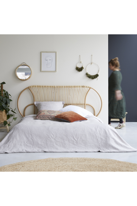 Rattan Queen Headboard 74" | Tikamoon Leontie | OROA TRADE