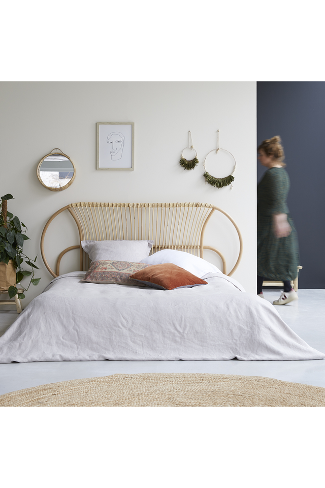 Rattan Queen Headboard 74" | Tikamoon Leontie | OROA TRADE