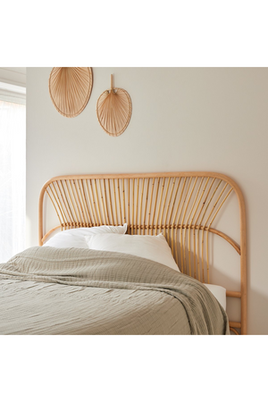 Rattan Queen Headboard 63" | Tikamoon Colette | OROA.COM