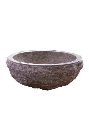 Gray Marble Bathroom Sink | Tikamoo Scrula | OROA.COM