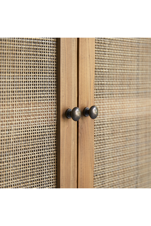 Pine and Canework Cabinet | Tikamoon Ninon | OROA.COM