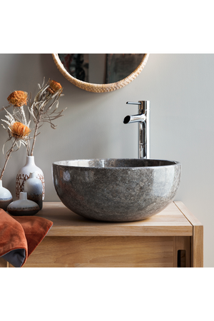 Gray Marble Bathroom Sink | Tikamoon Mia  | OROA.COM
