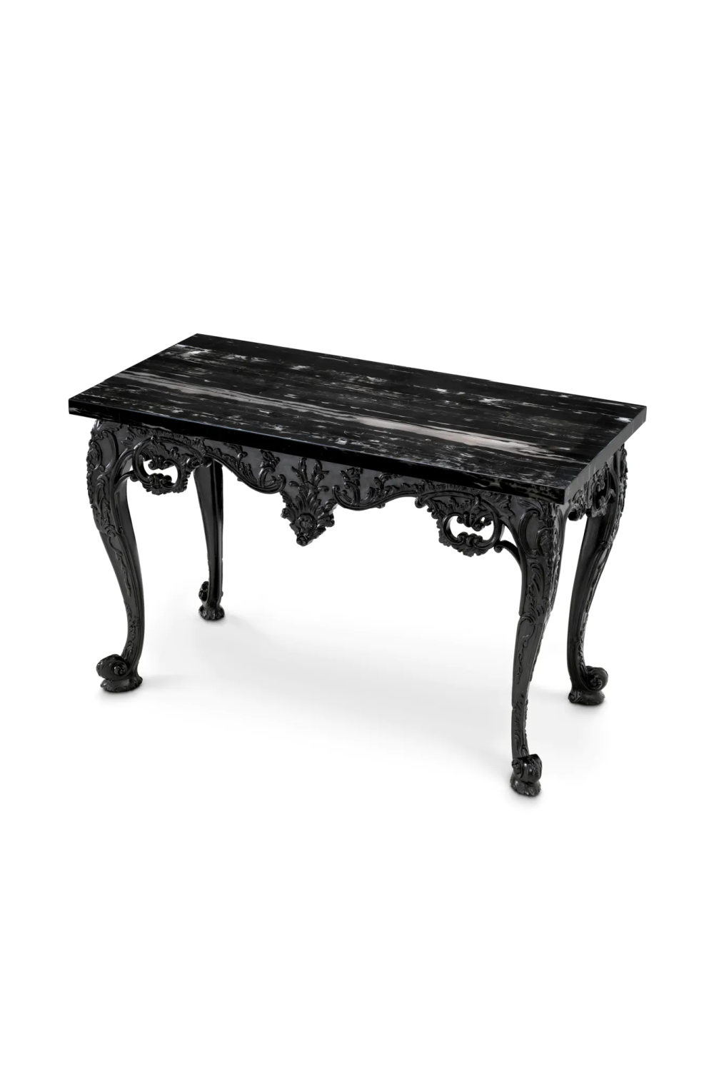 Black Carved Console Table | Met x Eichholtz Cadwalader | Oroa.com