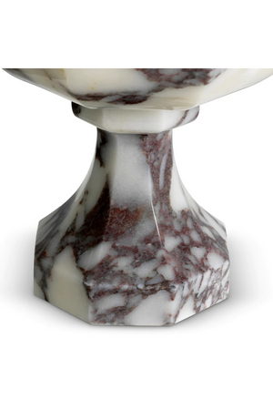 White Marble Pedestal Vase | Eichholtz Bennington | Oroa.com
