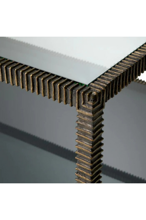 Bronze Framed Glass Coffee Table | Eichholtz Bethesda | Oroa.com