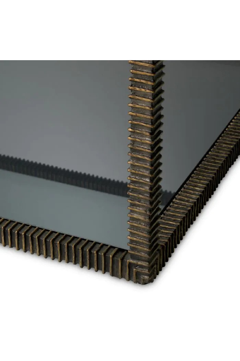 Bronze Framed Glass Coffee Table | Eichholtz Bethesda | Oroa.com