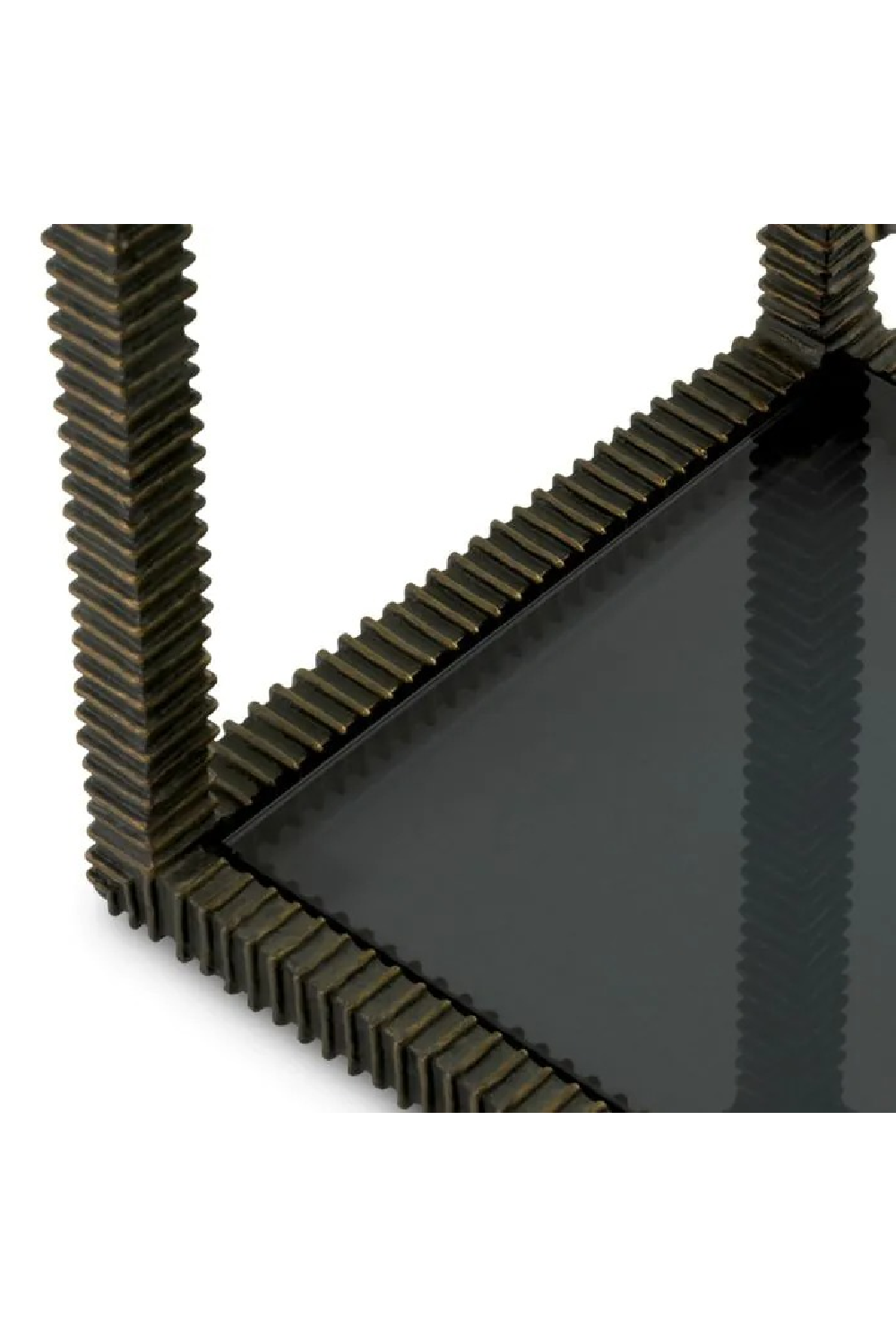 Bronze Framed Glass Side Table | Eichholtz Bethesda | Oroa.com