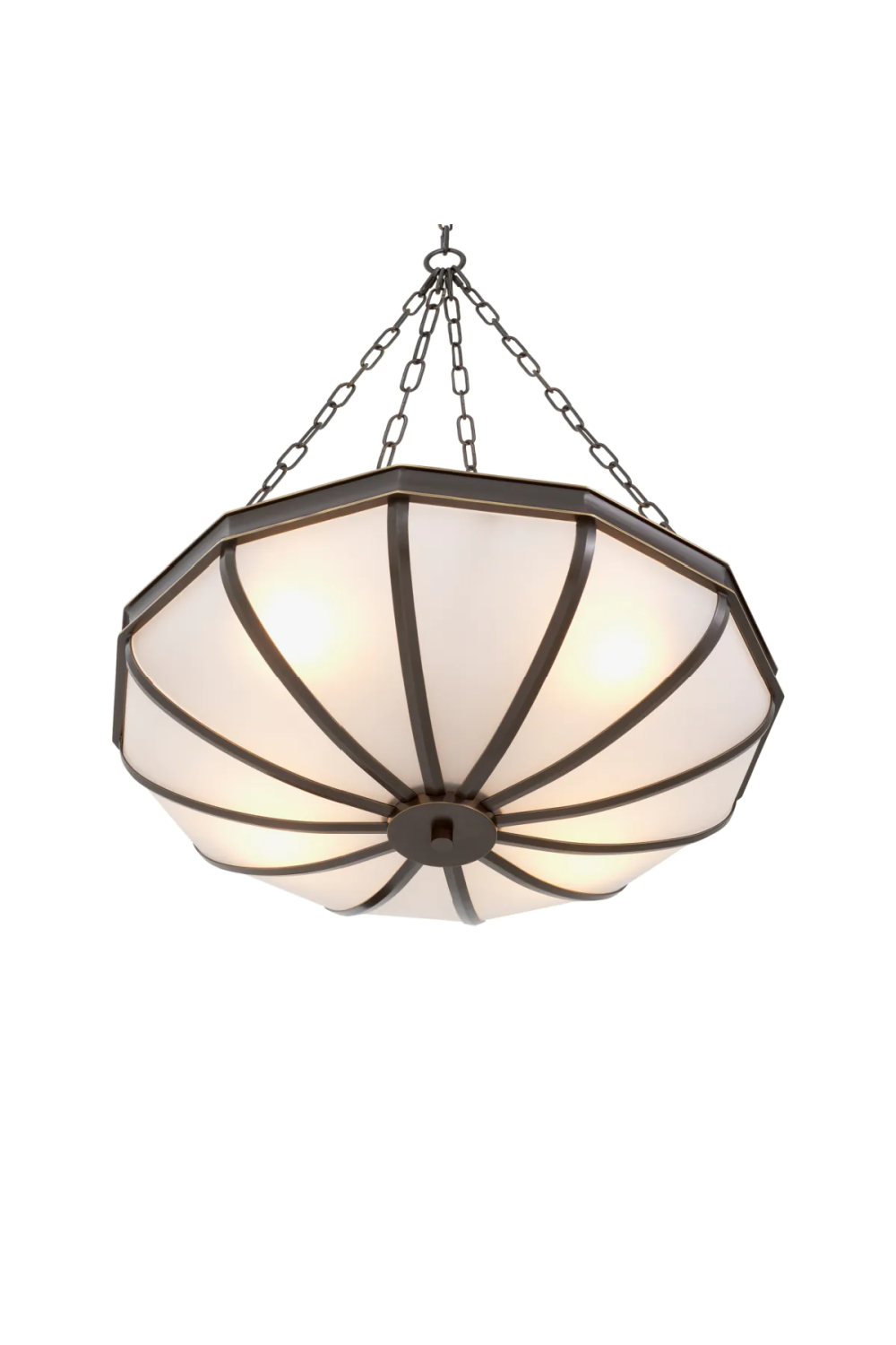 Bronze Framed Glass Chandelier | Met x Eichholtz Jenkin | Oroa.com