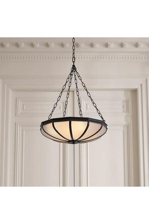 Bronze Framed Glass Chandelier | Met x Eichholtz Jenkin | Oroa.com