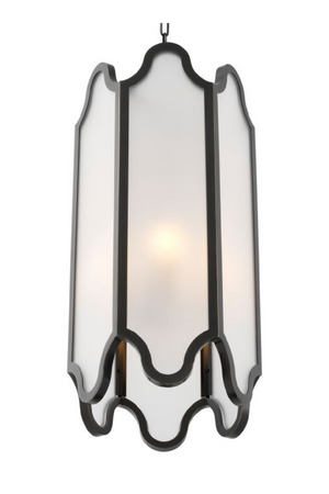 Bronze Framed Glass Pendant Lamp | Met x Eichholtz Rockefeller | Oroa.com