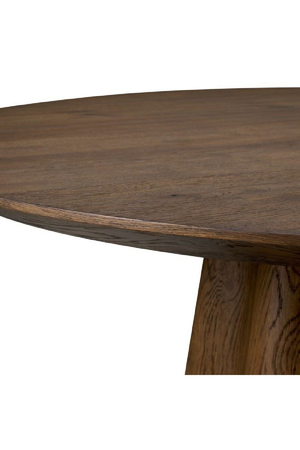 Oak Veneer Column Dining Table | The Met x Eichholtz | Oroa.com