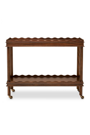 Brown Scalloped Trolley | The Met x Eichholtz Harrold | Oroa.com