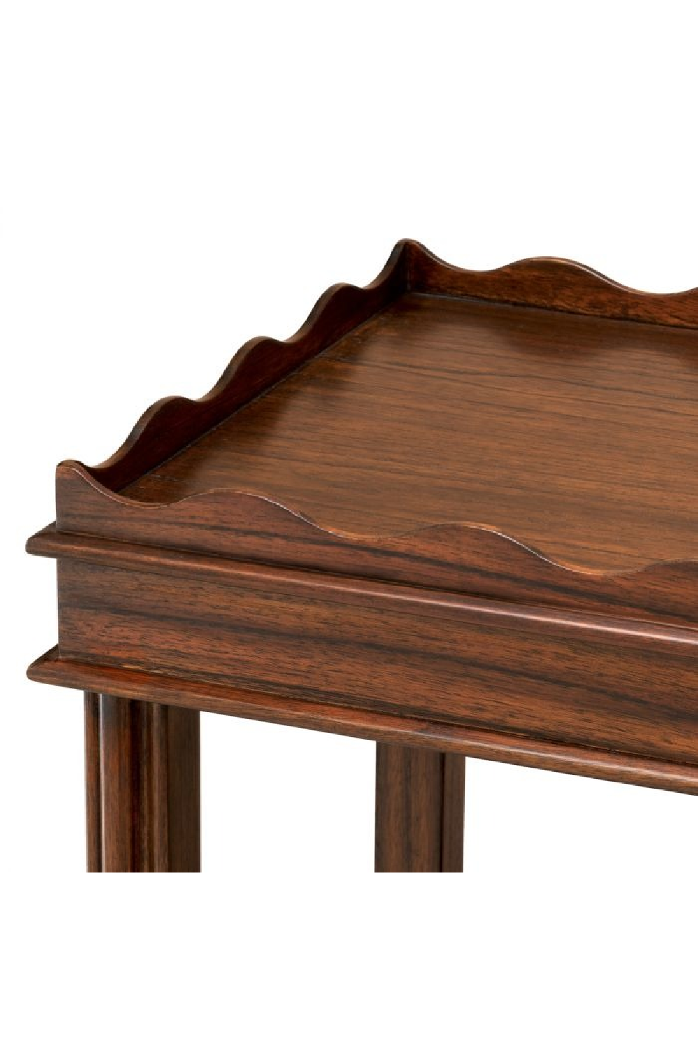 Brown Scalloped Trolley | The Met x Eichholtz Harrold | Oroa.com