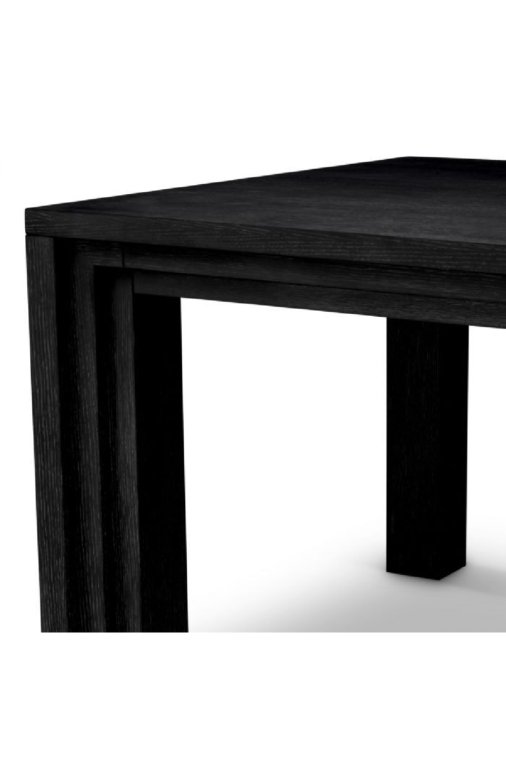 Black Open-Grain Dining Table | The Met x Eichholtz | Oroa.com