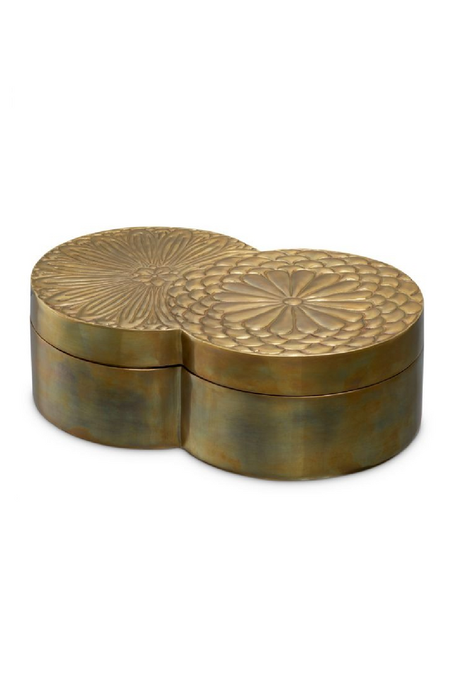 Engraved Antique Brass Box | The Met x Eichholtz Meiji | Oroa.com
