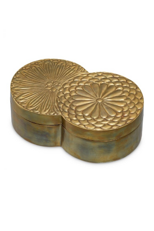 Engraved Antique Brass Box | The Met x Eichholtz Meiji | Oroa.com