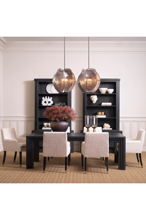 Smoked Glass Chandelier | Met x Eichholtz Hibis | Oroa.com