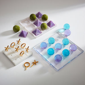 Marbleized Tic-Tac-Toe Set | Jonathan Adler Mustique | Oroa.com