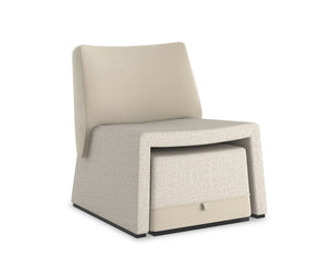 Suede Square-Back Side Chair | Caracole Et Voila | Oroa.com