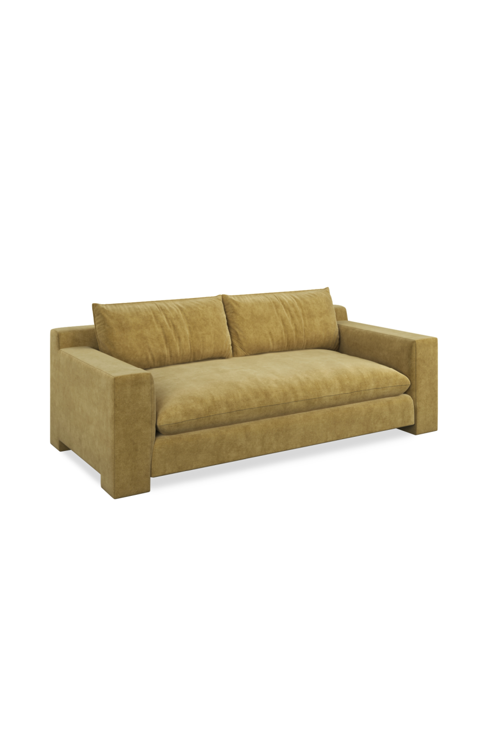 Brown Velvet Sofa | Caracole Devon | Oroa.com