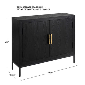   2-Door Oak Veneer Cabinet | Oroa.com