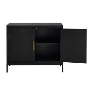   2-Door Oak Veneer Cabinet | Oroa.com