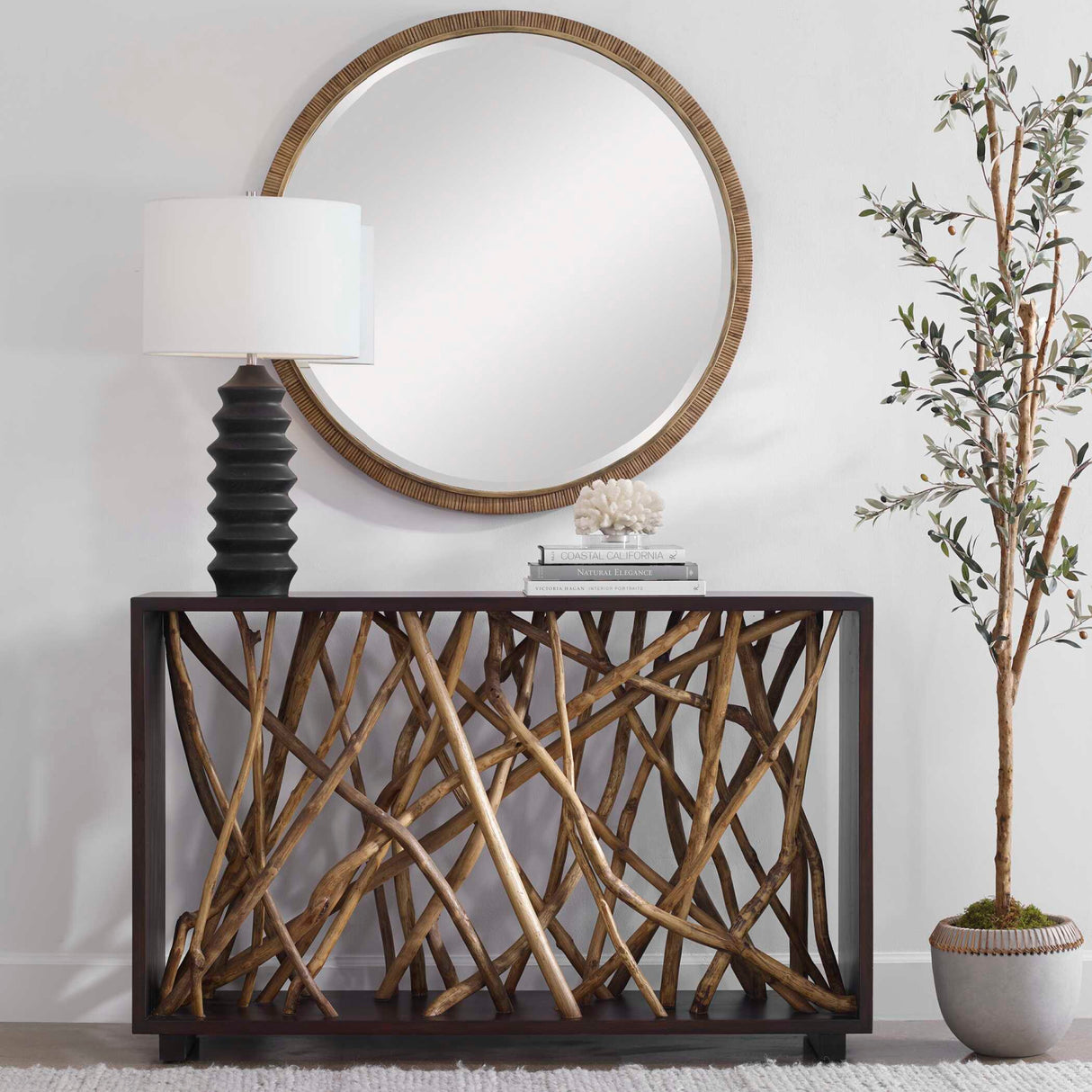   Teak Branches Console Table | Oroa.com