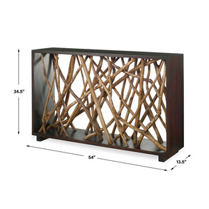   Teak Branches Console Table | Oroa.com