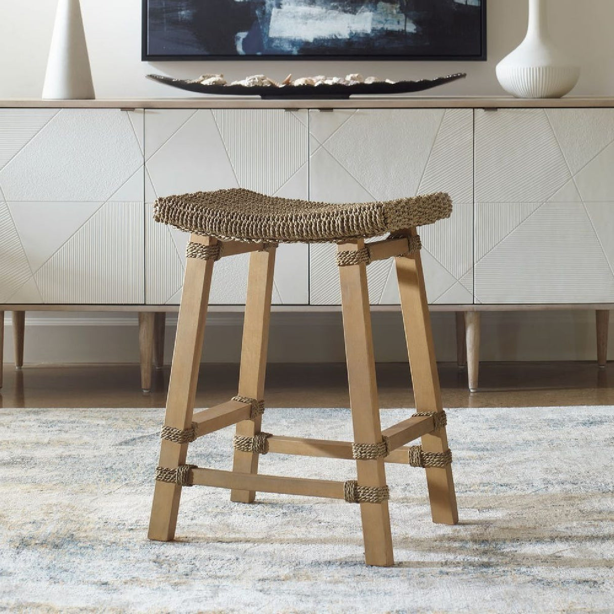   Mango Wood Counter Stool | Oroa.com