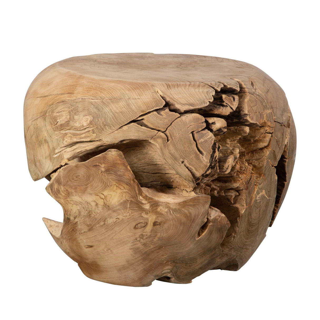   Organic Bleached Teak Side Table | Oroa.com