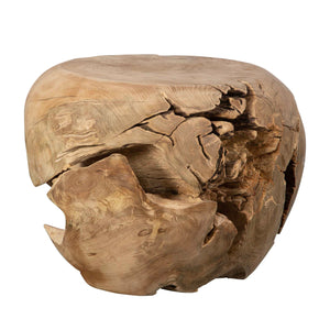   Organic Bleached Teak Side Table | Oroa.com