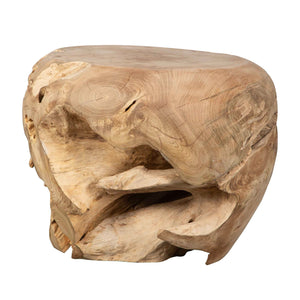   Organic Bleached Teak Side Table | Oroa.com