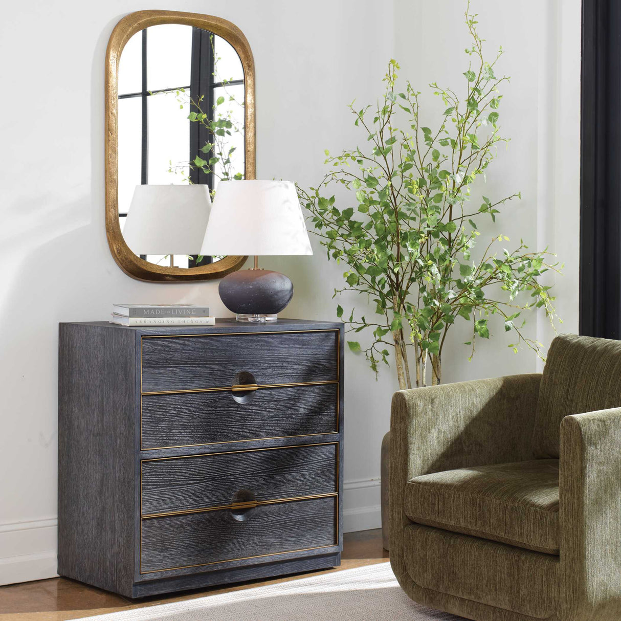   Dark Oak 4-Drawer Chest | Oroa.com