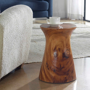   Solid Suar Wood Accent Table | Oroa.com
