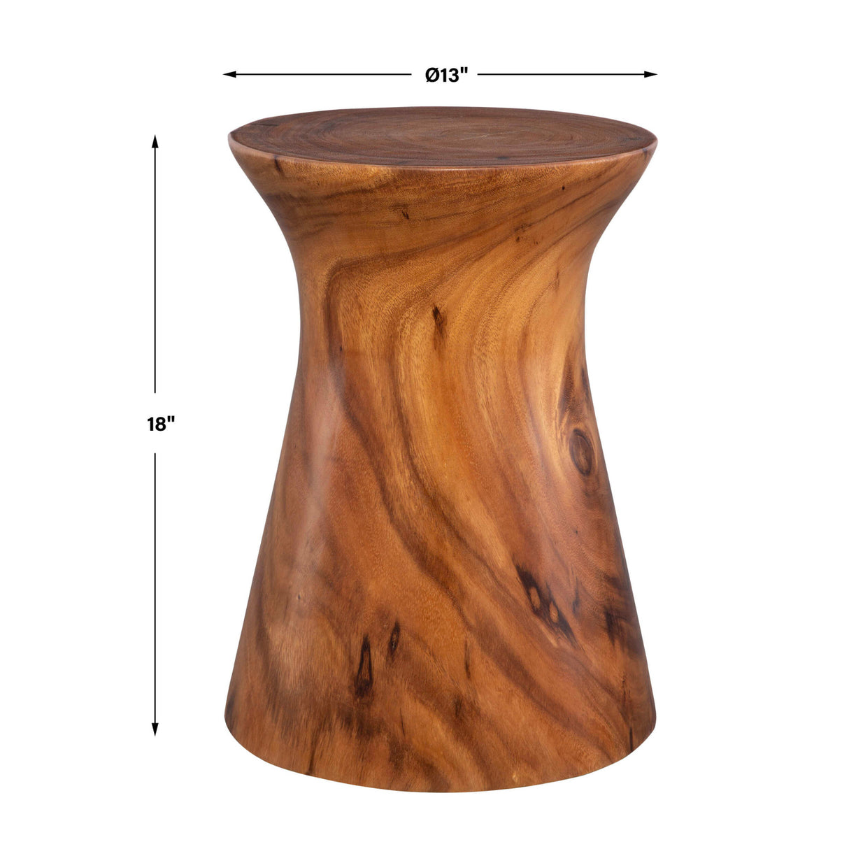   Solid Suar Wood Accent Table | Oroa.com