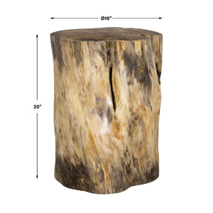   Tamarind Wood Accent Stool | Oroa.com