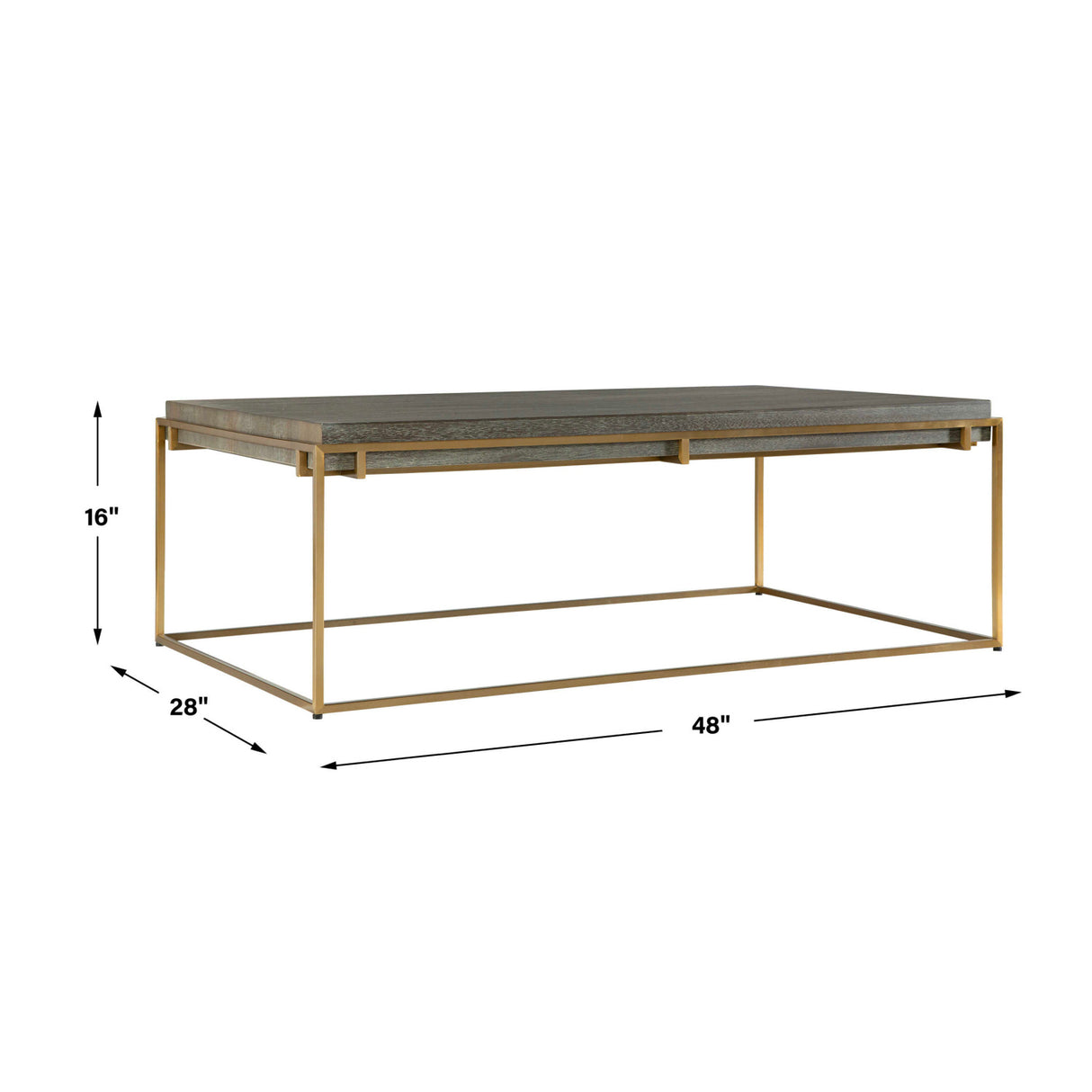   Gray Acacia Coffee Table | Oroa.com