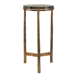   Round Glass Indoor/Outdoor Accent Table | Oroa.com