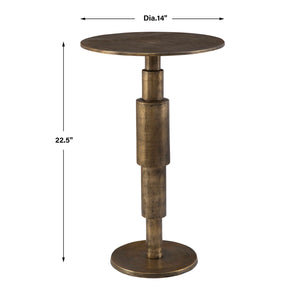   Antique Gold Accent Table | Oroa.com
