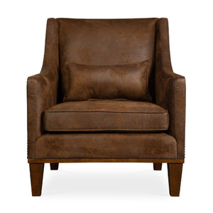   Modern European furniture - Brown Leather Armchair - www.oroa.com | Oroa.com