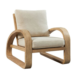   Mango Wood Framed Accent Chair | Oroa.com