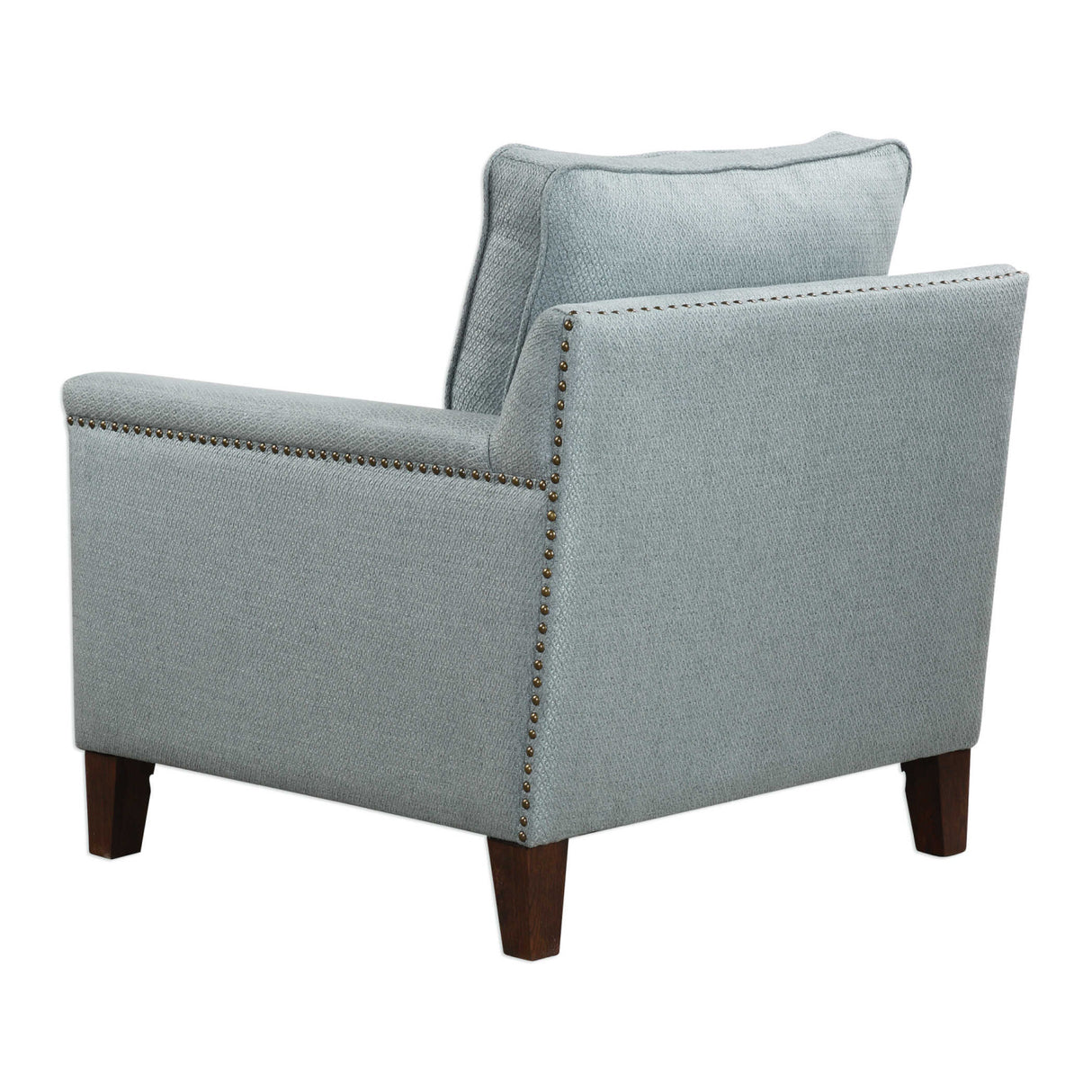   Blue Nail Trimmed Accent Chair | Oroa.com