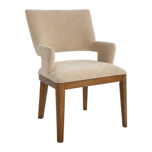   Cream Open-Back Dining Chair | Oroa.com