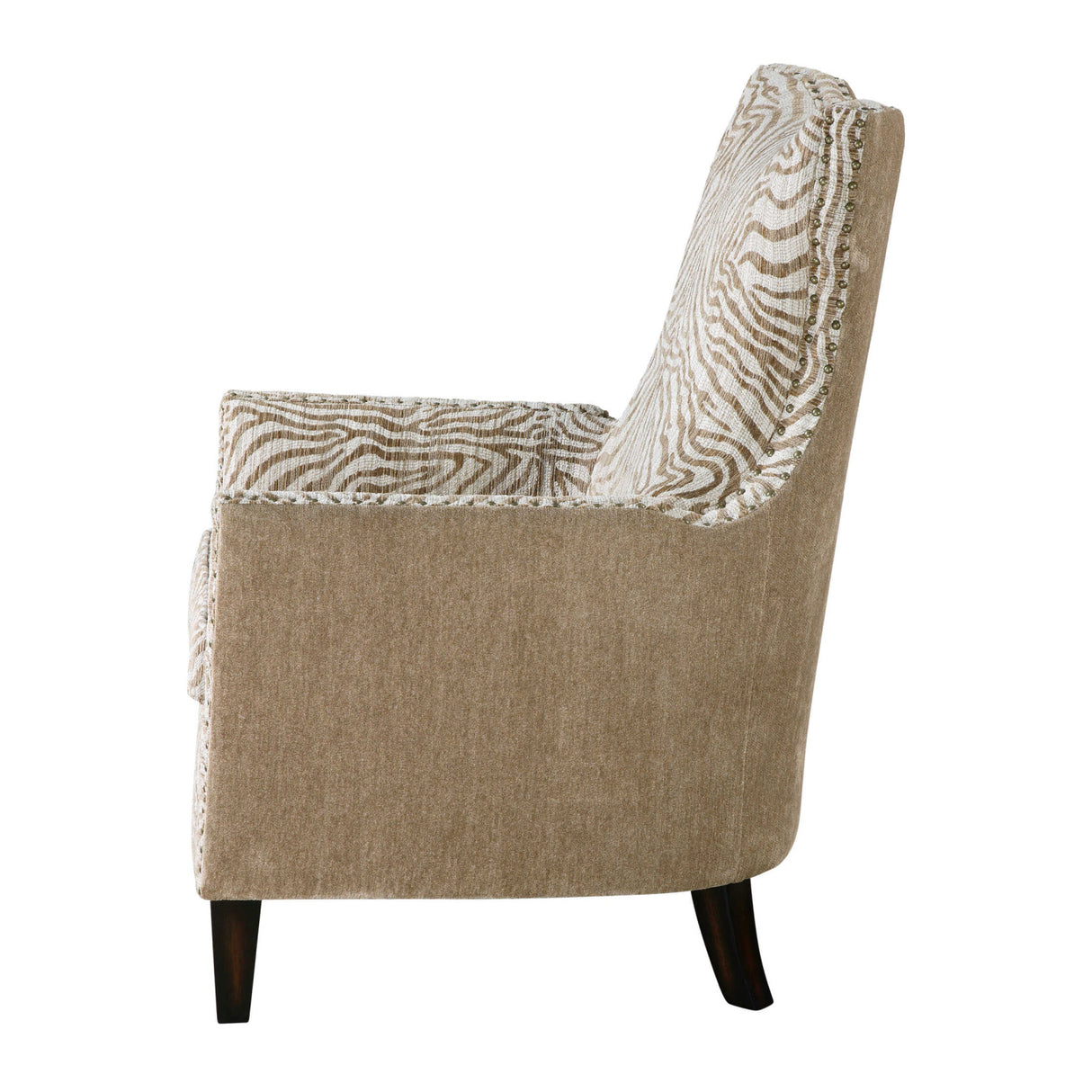   Wingback Beige Lounge Armchair | Oroa.com
