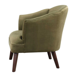   Green Velvet Welted Accent Chair | Oroa.com