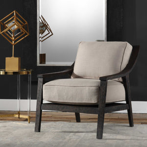   Rustic Hardwood Lounge Chair | Oroa.com